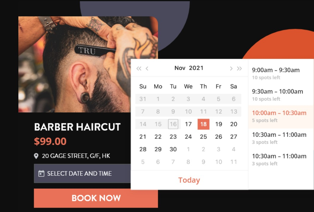 Online Booking With Strikingly Online Booking With Strikingly